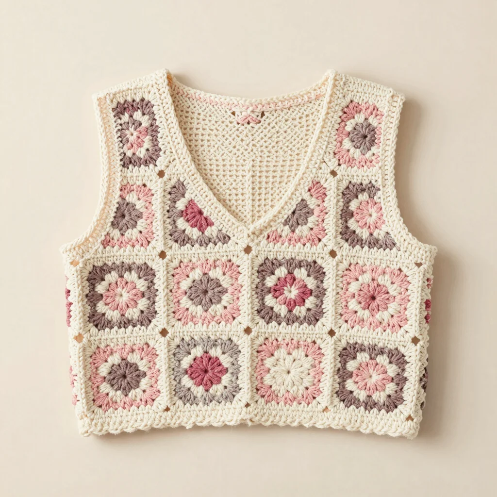 Granny Square Vest