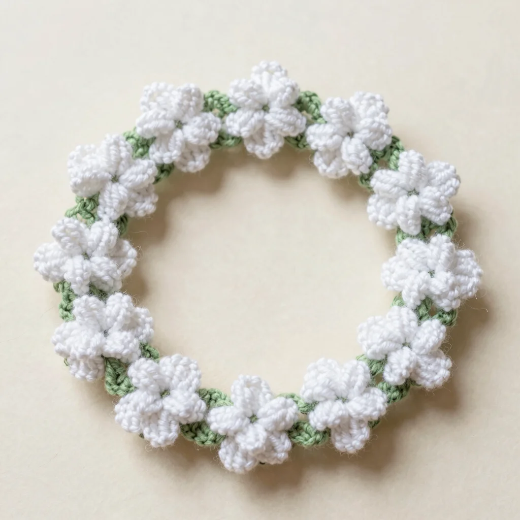 Jasmine Crochet Gajra